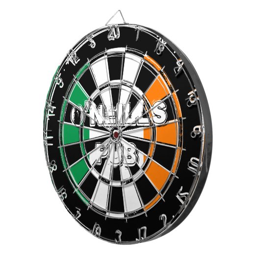 Iers dartboard ontwerp voor pub- of man-grot dartbord (Voorkant Rechts)
