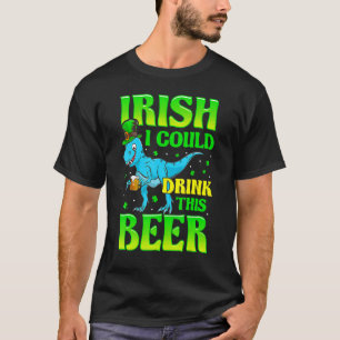 Iers dat ik deze bier Lucky Shamrock St Pa kon Dri T-shirt