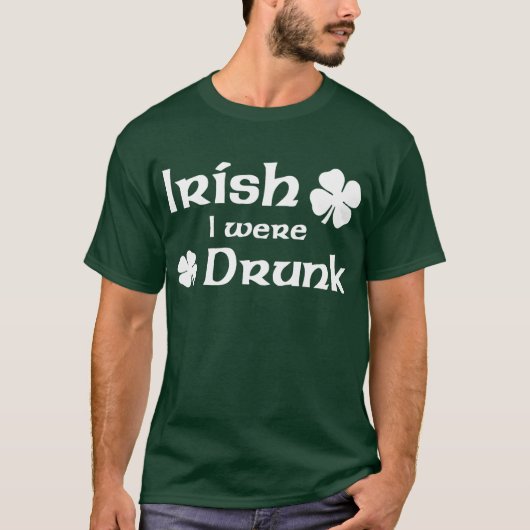 Iers dat ik drink was t-shirt (Voorkant)