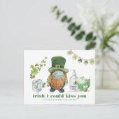 Iers dat ik je kon kussen | St. Patrick's Quaranti Briefkaart (Staand voorkant)