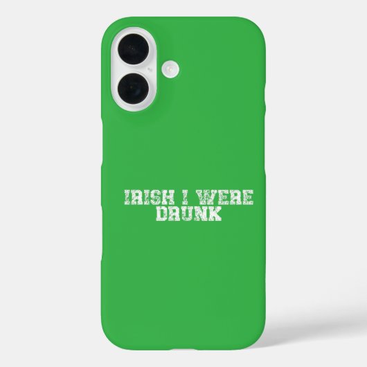 Iers dat ik werd Drink Case-Mate iPhone Case (Achterkant)