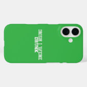 Iers dat ik werd Drink Case-Mate iPhone Case (Achterkant (horizontaal))