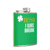 Iers dat ik werd Drink - Flask Heupfles (Rechts)