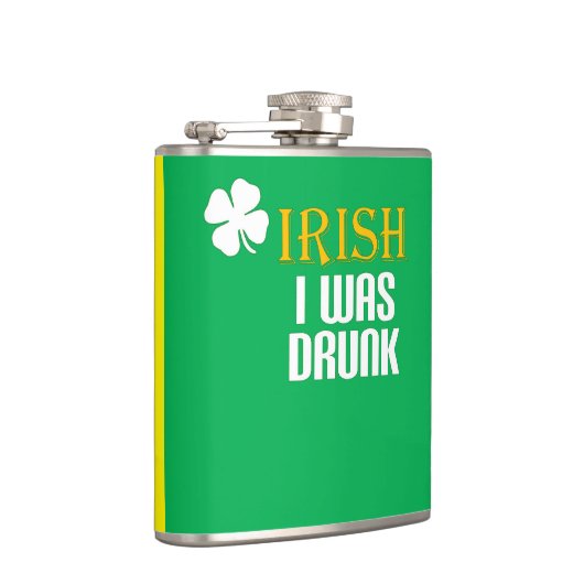 Iers dat ik werd Drink - Flask Heupfles (Rechts)