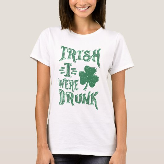 Iers dat ik werd Drink T-shirt (Voorkant)