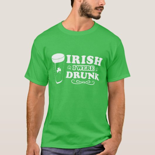 Iers dat ik werd Drink T-shirt (Voorkant)