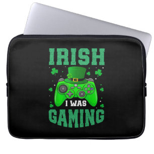 Iers die ik aan het spelen was laptop sleeve