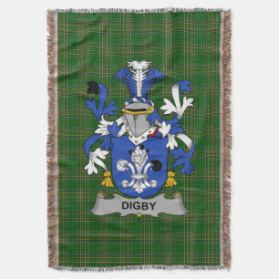 Iers Digby Wapen van Familie Crest Ierland Deken