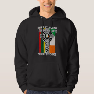 Iers door bloed Litouws door geboorte Saint Patric Hoodie
