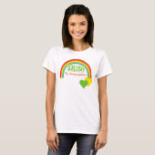 Iers door vereniging Rainbow Heart T-shirt (Voorkant volledig)