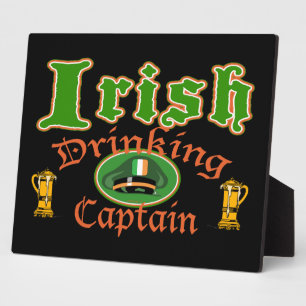 Iers Drink Captain Plaques Fotoplaat