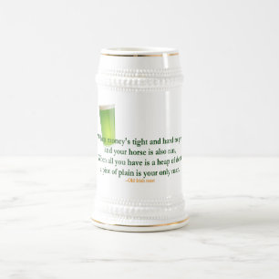 Iers Drink Gezegde 2 - Stein/Mok Bierpul