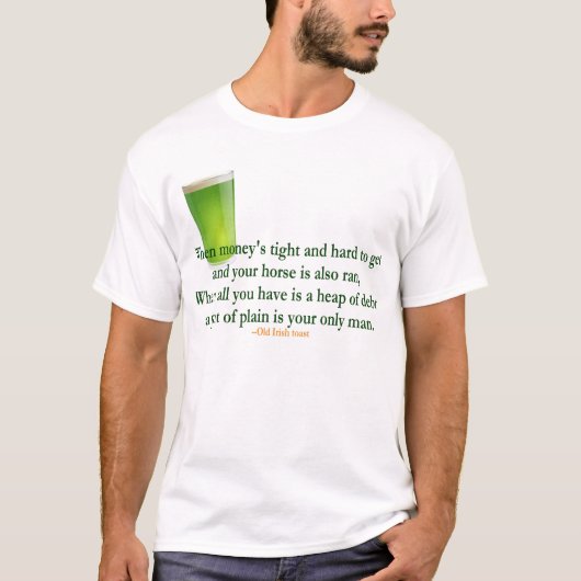 Iers Drink Gezegde 2 - T-Shirt (Voorkant)