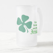 Iers drink matglas bierpul (Voorkant rechts)