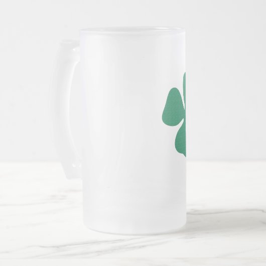 Iers drink matglas bierpul (Voorkant links)