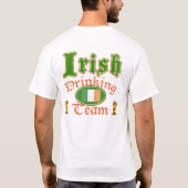 Iers Drink Team 2 Jassen T-shirt (Achterkant)