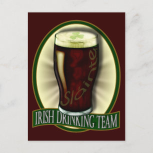 Iers Drink team Briefkaart