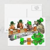 Iers Drink team Briefkaart (Voorkant / Achterkant)