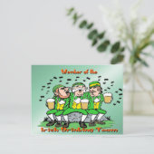 Iers Drink team Briefkaart (Staand voorkant)