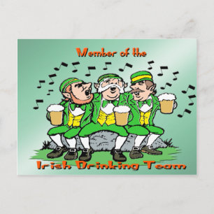 Iers Drink team Briefkaart