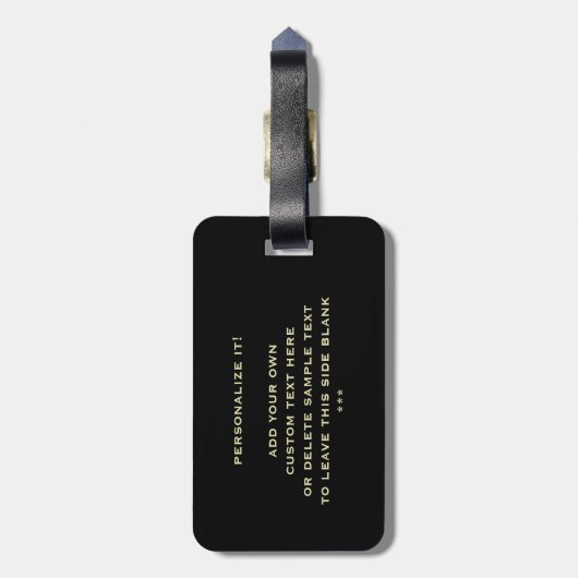 Iers Drink Team gepersonaliseerd Bagagelabel (Achterkant verticaal)