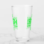 Iers Drink team, Lucky, Shamrock, Green Beer, Glas (Links)