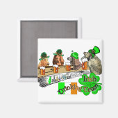 Iers Drink team Magneet (Voorkant / Achterkant)