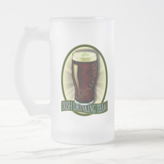 Iers Drink team Matglas Bierpul (Links)