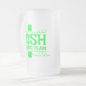 Iers Drink team personaliseren Matglas Bierpul (Voorkant links)