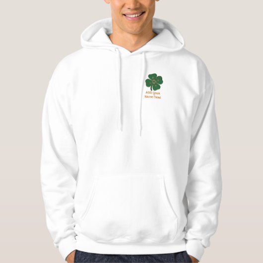 Iers Drink Team Personalized Clothing Hoodie (Voorkant)