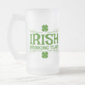 Iers Drink team Shamrock Matglas Bierpul (Links)