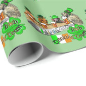 Iers Drink team St Patrick's Day Cadeaupapier (Rol Hoek)