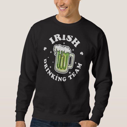 Iers Drink team St Patrick's Day Drink Gree Trui (Voorkant)