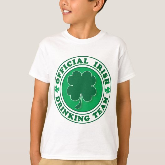 Iers Drink team/St. Patrick's Day T-shirt (Voorkant)