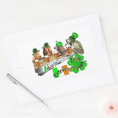 Iers Drink team St. Pats Rechthoekige Sticker (Envelop)