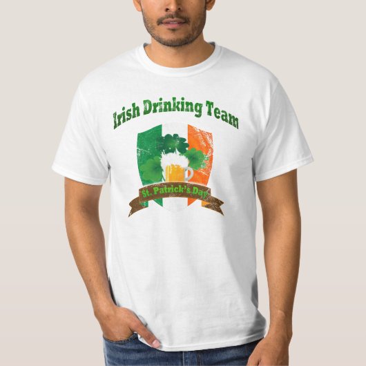 Iers Drink team T-shirt (Voorkant)