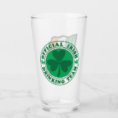 Iers Drink team - trots om Iers te zijn Glas (Voorkant)