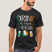 Iers - Drink tot u MCGILLICUDDY-naam bent T-shirt (Voorkant)
