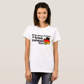 Iers Duits Meisje T-shirt (Voorkant volledig)