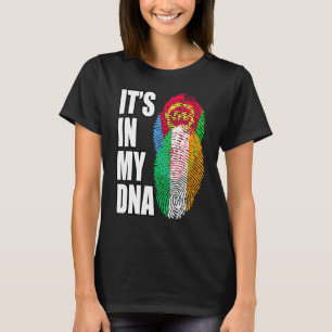 Iers en Eritrees Mix DNA-vlagerfgoed T-shirt