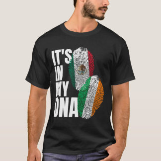 Iers en Mexicaans erfgoed-DNA-vlag Gi T-shirt