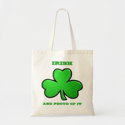 Iers en trots ervan tote bag (Voorkant)
