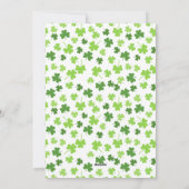 Iers erfgoed: traditionele bisschop Sint-Patrick Feestdagenkaart (Achterkant)