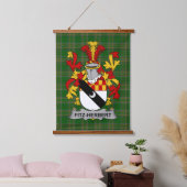 Iers Fitz-Herbert wapen familiewapen Hangend Wandkleed (Slaapkamer)