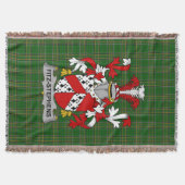 Iers Fitz-Stephens Wapen Familie Crest Ire Deken (Voorkant)