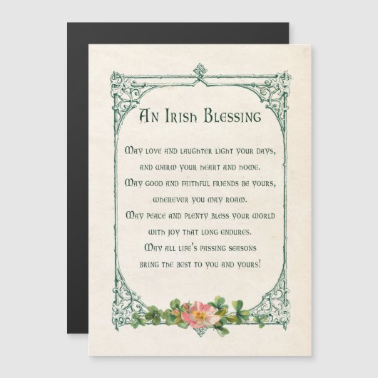 Iers gebak met Shamrocks en Rustisch Lijst (Voorkant / Achterkant)