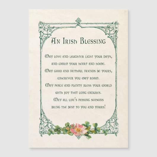  Iers gebak met Shamrocks en Rustisch Lijst (Voorkant)