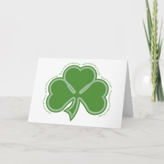 Iers gebed kaart (Voorkant)