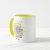 Iers gebed voor GODDOCHTER - Gepersonaliseerd gesc Mok (Voorkant links)