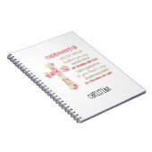 Iers gebed voor GODDOCHTER - Gepersonaliseerd gesc Notitieboek (Rechterzijde)